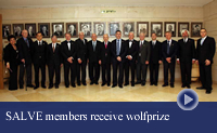 thumbnail-group photo Wolf prize laureates 2011 at Knesset